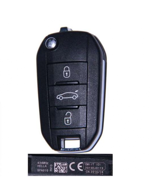 Cheie Briceag Peugeot 508 3 Butoane Completa 434MHz Cheie Briceag Peugeot 508 3 Butoane Completa 434MHz